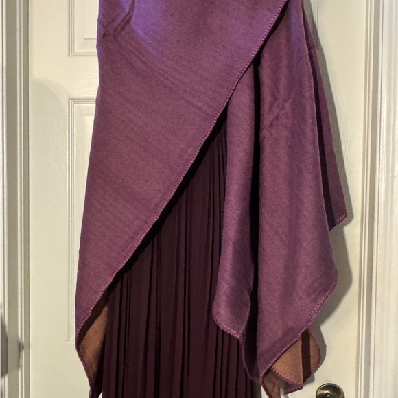Lulus EGGPLANT  Pleated Sleeveless Maxi Dress Size S - Picture 11 of 12